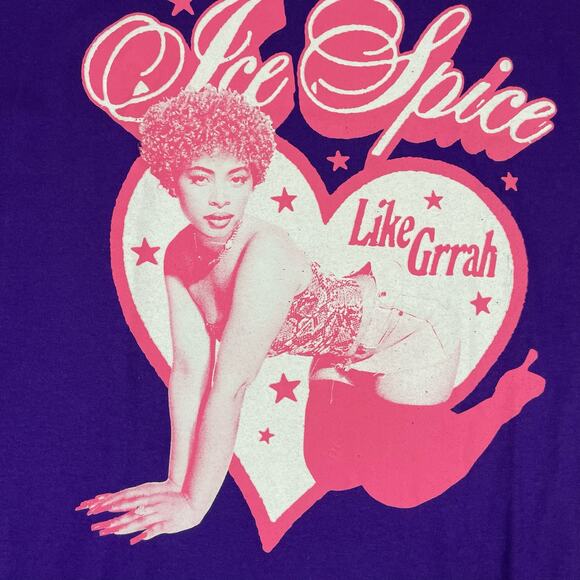 Ice Spice Rapper Hot Topic Music tee unisex XXL tshirt 0621 - Picture 6 of 8